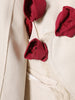Women Beige Flower Ribbon Big Size Vintage Blazer Lapel Long Sleeve Jacket Tide Spring Autumn CPG2872
