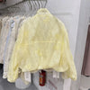 Jacket Women Spring Loose Joker Slim Casual Collar Lace Short Coat Female Sun-protective Clothing Top Ladies