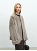 Autumn Winter Short Elegant Thick Warm Soft Brown Faux Mink Fur Coat Women Long Sleeve Modern Chic Fluffy Jacket