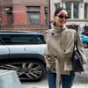 Retro Casual Double Breasted Short Trench Coat Women Solid Stand Collar Lace Up Versatile Jacket Autumn Lady Outerwears
