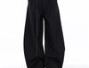 High Waist Women Suit Pants Straight Office Ladies Korean Trousers Casual Button Loose Female Black Pants