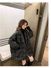Checkered Coat for Women Spring Korean Edition Retro Western Style Reduced Age Small Fragrant Whisper Coat for Women WF