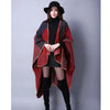 Winter Poncho Women Capes Scarf Imitation Cashmere Ladies Scarves Warm Shawls Wraps Woman Ponchos Bufanda Mujer Foulard
