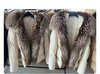 White Duck Down Jacket Winter Women Warm Loose Coat Natural Real Fox Fur Collar Thick Outerwear Parkas