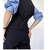 women's casual suits with a lapel collar, business vest, British style sense, gun lapel collar, slim fit vest, jacket