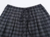 Women's Autumn Versatile Bloomers Plaid Printed Loose Pants Female High-Waist Drawstring Casual Trousers