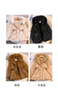 Detachable Pai Overcomes Women's Winter Casual Down Cotton Thicken Hooded Coat Female loose Warm Wool Overcoat