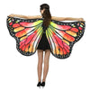 1pc Womens Butterfly Wings Polyester Butterfly Cape for Stage Dress-up Shawl Cloak Fancy Dress Costume 150x70cm