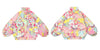 Women's Y2K Sweet Playful Loose Lapel Bomber Jacket Original All over Graphic down Filled Streetwear