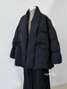 Lagabogy Winter Belt Waist-Tight Elegant Warm 90% White Duck Down Jacket Female Long Sleeve Solid Color V-neck Puffer Coat