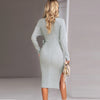 Maternity Womens Solid Color Jacquard V-Neck Knit Long Tight Sleeve Dress Belt Pregnancy Winter Women Sweater Clothes