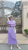 Pleated Half High Collar Batwing Sleeve Women's Dress Chic Elastic Loose Casual Famale Clothes 2DB4324