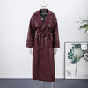 Street Pu Leather Women Long Coat Y2K Solid Belt Lapel Pocket Full Sleeve Female Jacket Autumn Winter Lady Outwear