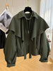 Niche Cloak Shawl Coat Women Spring and Autumn Loose Casual Jacket High End Short Jacket Coat