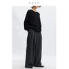 Naples Wide-Leg Pants Women's Wool Trousers Casual Suit Pants Spring and Autumn