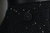 Long Sleeves with Belt Knitted Dresses Beaded Button Black Long Gown Belted Slim Bow White Dress Autumn Elegant Women's Clothing
