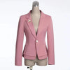 Spring Autumn Jackets Women Blazer 2026New Solid Slim Office Short Blazer Women Elegant Single Button Formal Blazer Coat