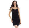 SuyaDrea Women's Silk Viscose Knit Slip Dress, Scoop Neck Spaghetti Strap Mini Underskirt, Lightweight Anti-Chafing Inner Dress