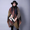 Winter Poncho Women Capes Scarf Imitation Cashmere Ladies Scarves Warm Shawls Wraps Woman Ponchos Bufanda Mujer Foulard