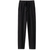 Cashmere Sweatpants Women Autumn Winter High Waisted Drawstring Pants Casual Knitted Harem Pants