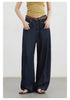 Women's Jeans Loose Casual High Waist Split Female Wide Leg Denim Pants Spring Autumn