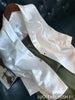 Women's White Blazer Spring Autumn Outerwear Female One Button Top High-quality Triacetic Acid Small Suit Coat