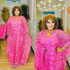 Elegant African Dresses for Women Traditional Dashiki Lace Boubou Plus Size Wedding Party Gown Muslim Kaftan Maxi Dress