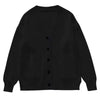 Loose Cardigan Women Long Sleeve V-neck Knitted Black Slouchy All-match Female Autumn Winter Coats Korean Chic Baggy Tops MLQ9