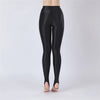Sexy Women Thin Sheer See Through Pants Elastic Sexy Tight Silk Shiny Pencil Pant Oil Glossy Candy Color Yoga Leggings