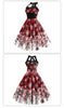 You're My Secret Women Dress Christmas Dress Snow 3D Printing Slip Party Dresses Sexy Rockabilly Dress Female Cosplay Costume