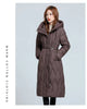 Long Winter Over-The-Knee Overcoat Parka Down Cotton-Padded Jacket Women's Plus Size 100 KG Slim Cotton-Padded Jacket
