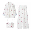 Spot-Floral Printed 3pcs Sets for Women Strap Corset Lapel Blazer Jacket Straight Pants Lady Set Vacation Outfits Suits