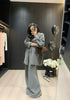 Autumn Winter Women’s Knit Cardigan Vest&Wide Leg Pants Set Comfy Stylish 3-Piece Casual Outfits Warm Knitwear Clothes