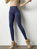 High Waist Solid Leggings Women Seamless Slim Tights Fitness Yoga Elastic Leggings Push Up Butt Knit Gym Workout Pants