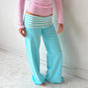 Preppy Girl Coquette Low Waist Loose Fit Trousers Women Striped Folds Over Wide Leg Pants Female Lounge Yoga Home Sweatpants