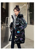 Bright Fabric Thick Warm Winter Jackets Women's Cotton Padded Coats Mid-Length Women Parkas Female Outerwear
