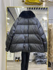 Lagabogy Winter Women Real Fox Fur 90% White Duck Down Jacket Short Puffer Coat Female Vintage Mink Fur Patchwork Parka