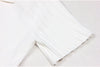 Sml Elastic Knitted Solid Color Flip Collar Button Back Zipper Large hem Pleated Casual Women's Dress