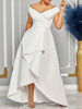 Off Shoulder Evening Dress Women Solid Maxi Long Dresses With Sleeves Wedding Bridesmaid Elegant Party Dresses Woman