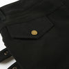 Punk Style Metal Buckle Ultrashort Pants Mall Goth Low Waist Skinny Shorts Cyber Y2K Streetwear Women Alt Pants