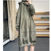 Plus Size Pullover Dress Oversize Thick Warm Women's Hoodies Autumn Loose Hoodies Sweatshirts Long Sleeve Streetwear Sports