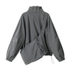 Female Korean Fitting Casual Time American Style Assault Jackets Women's Spring Autumn Zipper Workwear Windbreaker Coat
