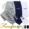 Womens Tracksuit Trousers Love Letter Print Street Sweatpants Daily Casual Simplicity Versatile Jogging Sport Pants