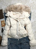 Spring Retro Faux Fur Coats Women 2000s American Vintage Jackets Harajuku Gotihc Punk Clothing Jean Parkas Female Outwear
