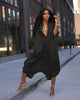 Women Plus Size Jumpsuit Business Casual Black Shirt Collar 3/4 Sleeve Pocket Harem Pants Rompers Single Breasted Loose Outfits