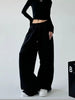 Harajuku Wide Leg Sweatpants Women Streetwear Baggy Oversize Gray Sports Pants Woman Drawstring Casual Joggers Trousers