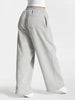 Contrastline Wide Leg Joggers Women Cotton Running Trousers Mid Waist Casual Loose Sports Yoga Pants With Back Pocket