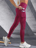 Double Pocket Yoga Pants Women's Patchwork High Waist Stretchy Leggings Fitness Jogging Cycling Sportswear Female Skinny Pants