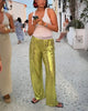 Sequin Loose Pants Two Piece Sets Women Patchwork Long Sleeve Shirt And Trouser Female Elegant Long Pants 2 Piece Sets