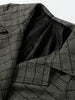 Plaid Jacket For Women Casual Hood Zipper Long Sleeve Pockets Loose Coat Lady Top Spring Chic Street Outerwear